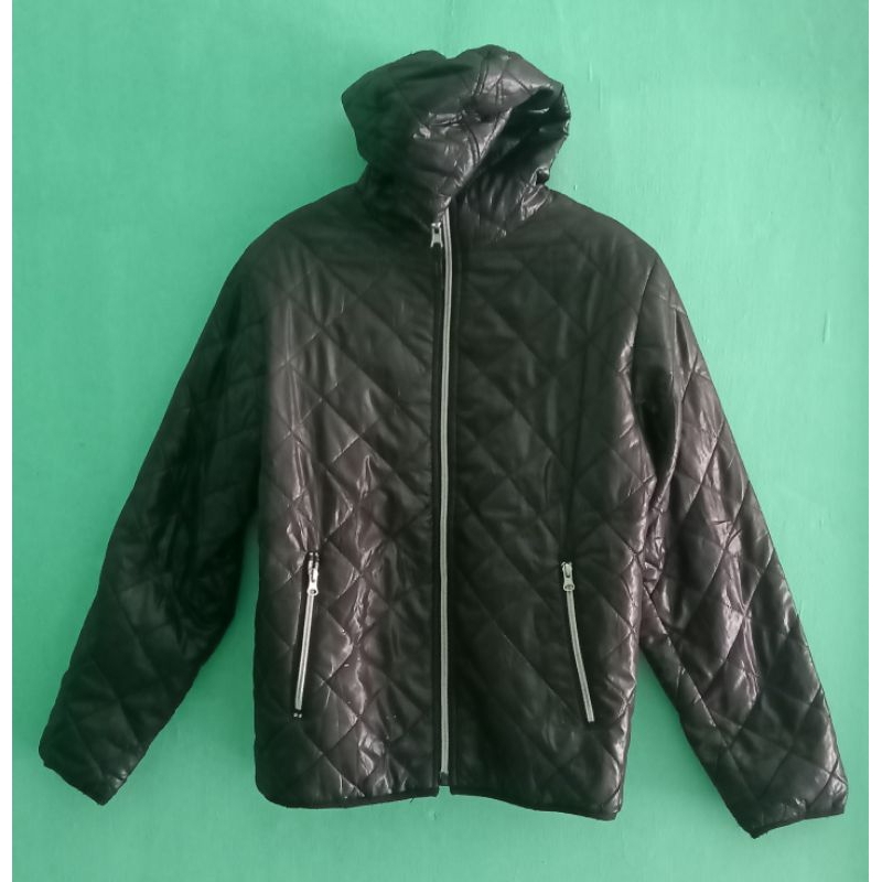 JAKKEET PRIA SECOND BULANG HOODIE - MOTIF WAJIK