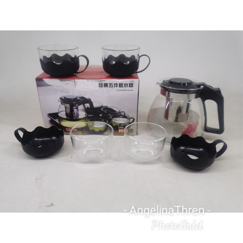 Tea pot teko kopi  teh set gelas