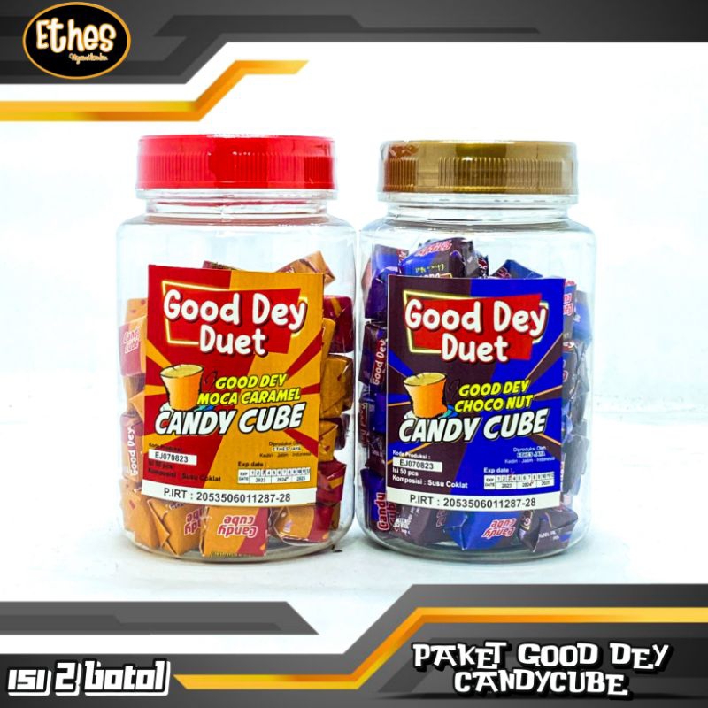 

PAKET DUO GOOD DEY CANDYCUBE isi 2toples