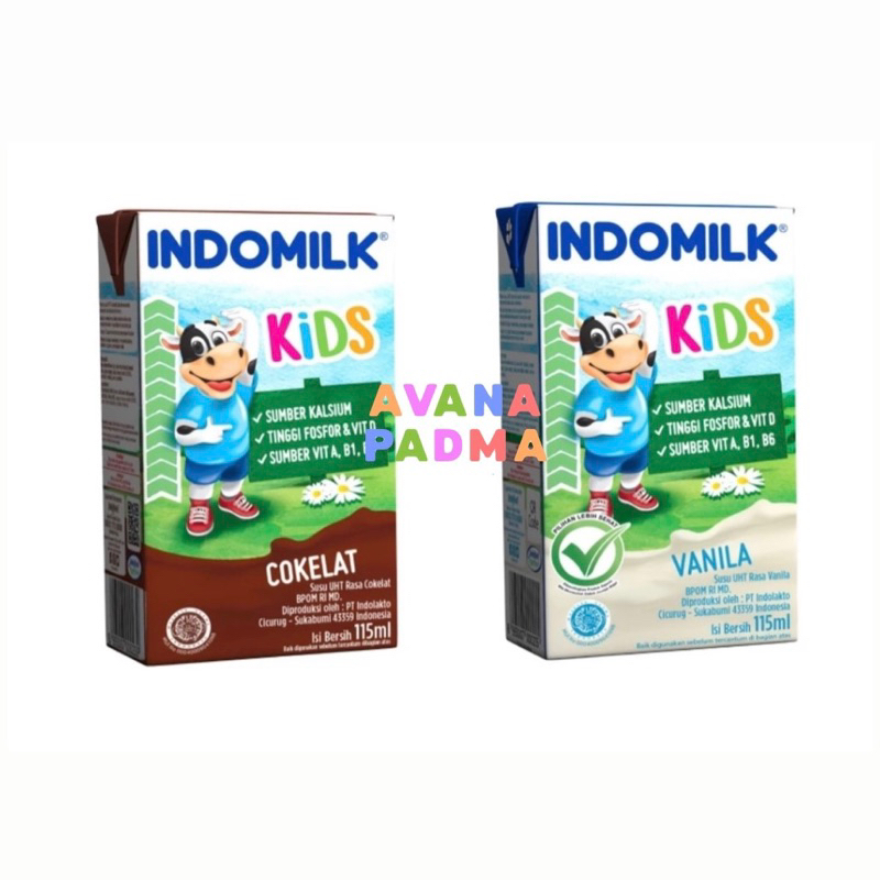 

Susu UHT Indomilk Kids (3 Varian Rasa) (115ml)