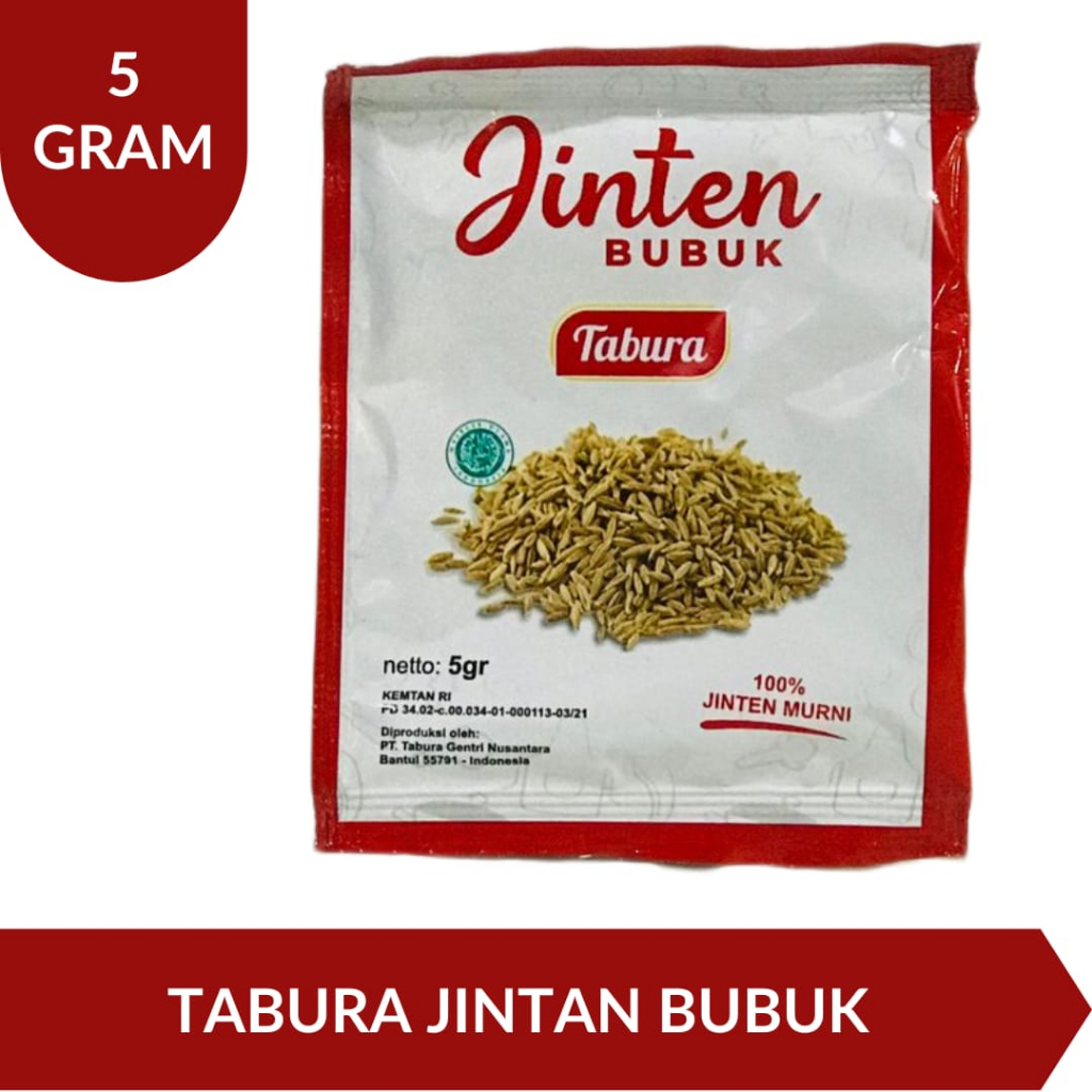 

Tabura Jintan Bubuk 5 Gram