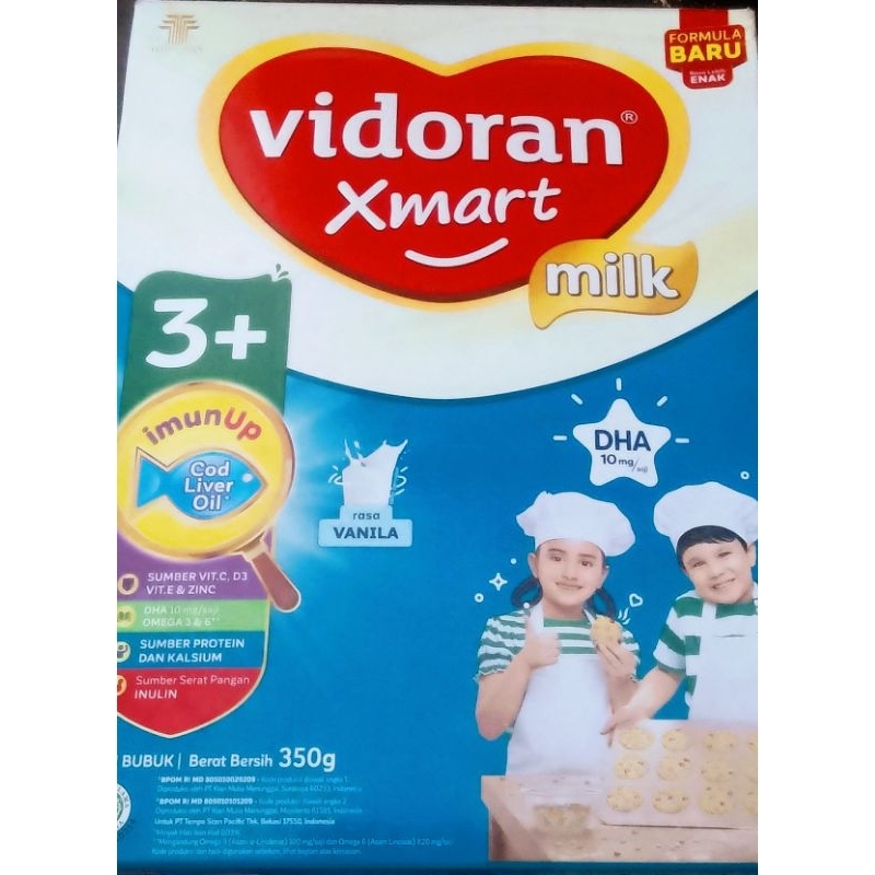 

Vidoran xmart 3+vanila dan madu 350g .Exp:2024 April