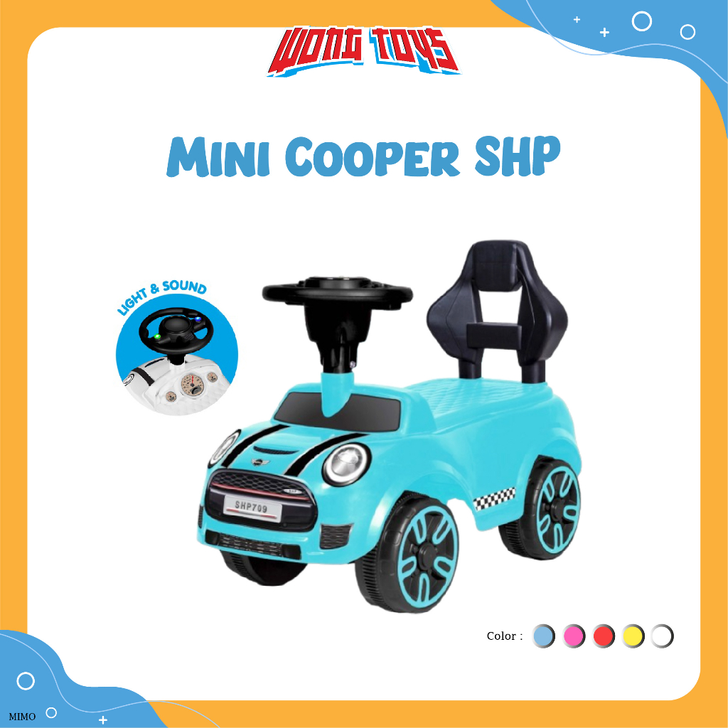 Mini Cooper SHP MIMO709 (SHP709) - SHP Mainan Tunggang Anak Mobilan