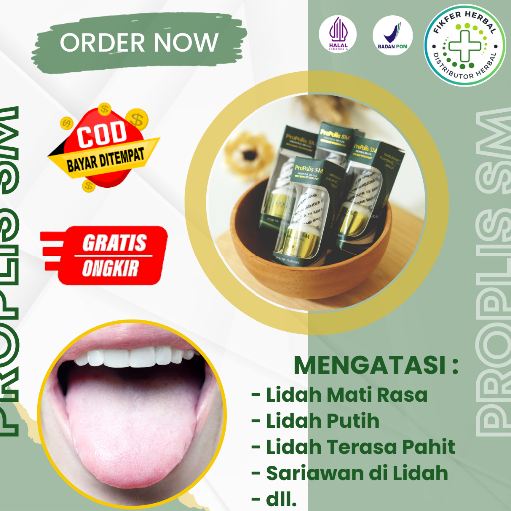 Obat Lidah Mati Rasa, Lidah Kering, Lidah Terasa Pahit Karena Asam Lambung, Sariawan Di Lidah, Lidah