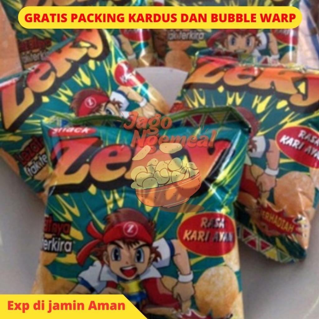 Chiki Zeky ECERAN Berhadiah Uang Bila Beruntung/makanan ringan/Jajanan Eceran