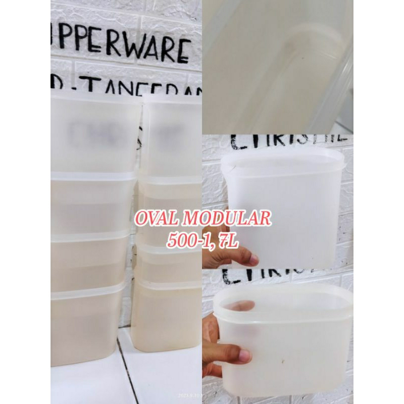 OVAL MODULAR/MM OVAL TUPPERWARE SECOND