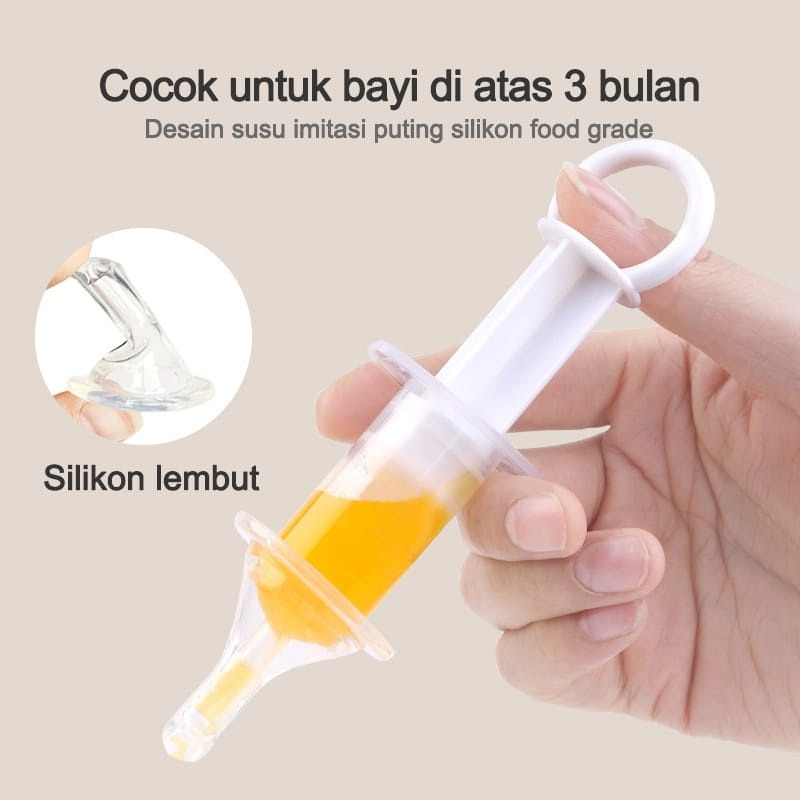 Pipet Dot Alat Bantu Minum // Baby Medicine Feeder Asi Obat Susu Bayi Suntik Dropper Penyuap Suntik 
