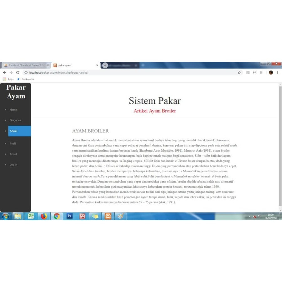 Source code Sistem Pakar Metode Forward Chaining Berbasis Website