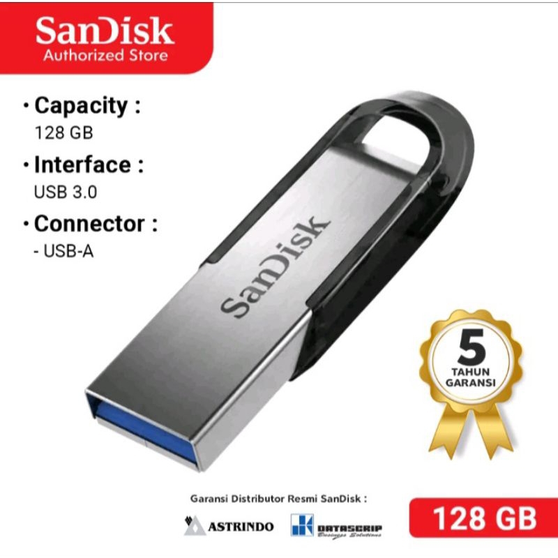 Flashdisk SanDisk 128GB Ultra Flair Usb 3,0