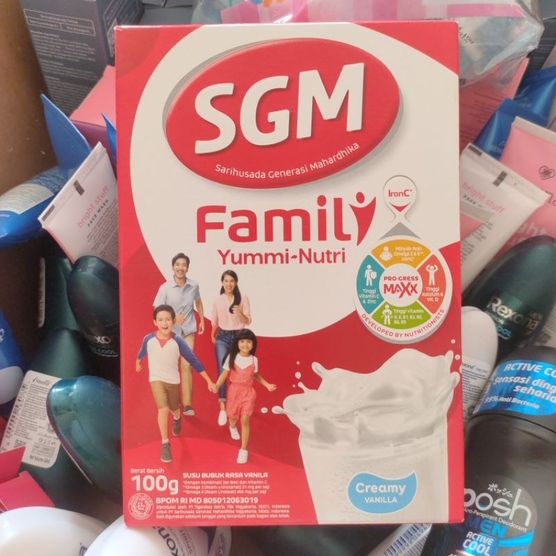 

Susu SGM Family 100g vanilla coklat