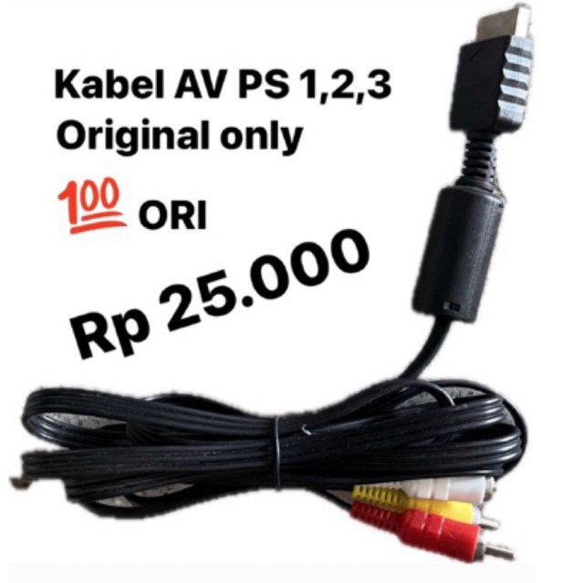 Kabel AV PS Original PS1 PS2 PS3