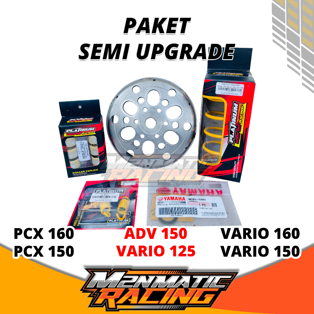 UPRADE CVT PCX 160 PAKET KIRIAN PCX ORIGINAL MANGKOK CUSTOM SEMI CVT ANTI gregel dan GREDEG