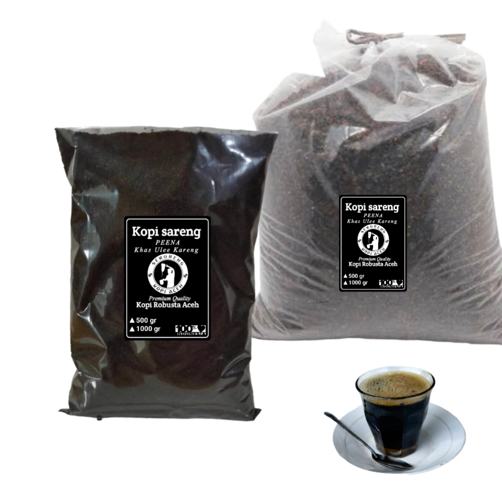 

kopi saring aceh bubuk kasar murni 1kg kopi saring tarik asli robusta gayo original khas ulee kareng.