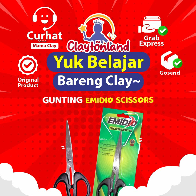 

Gunting Emidio Sedang Tanggung DIO-650 / Gunting Stainless 16CM 6 Inch / Gunting Emidio