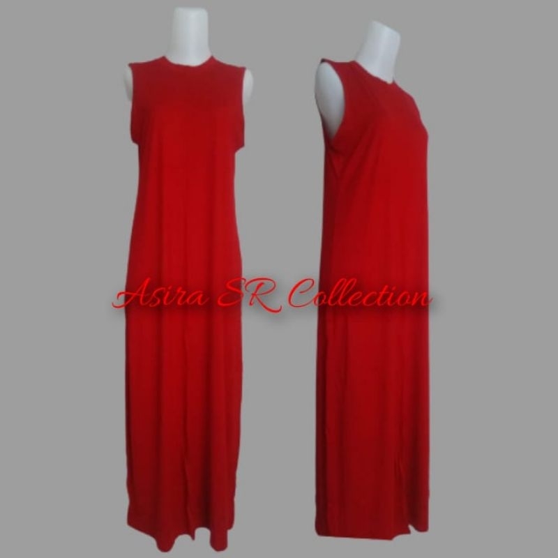 Gamis Manset inner dress lekton kutung buntung standar jumbo Asira SR Collection spandex rayon super