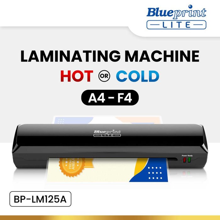 

Blueprint LM125A Mesin Laminating Machine Hot Cold A4 F4 270 Watt