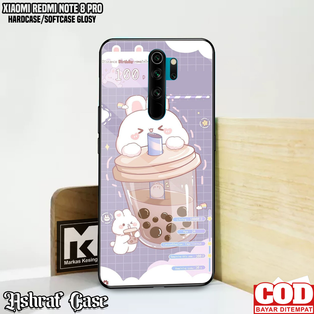 Case Xiaomi Redmi Note 8 Pro - Casing Xiaomi Redmi Note 8 Pro ( BBA ) Softcase Glass - Silikon Xiaom