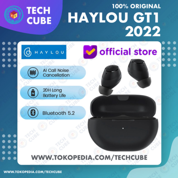 Unik Haylou GT1 2022 GT9 TWS Wireless Earphone Headset Alt GT5 GT6 GT7 Pro - Hitam Limited
