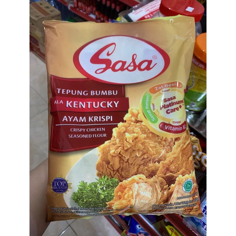 

SASA TEPUNG BUMBU AYAM KENTUCKY 850 GRAM
