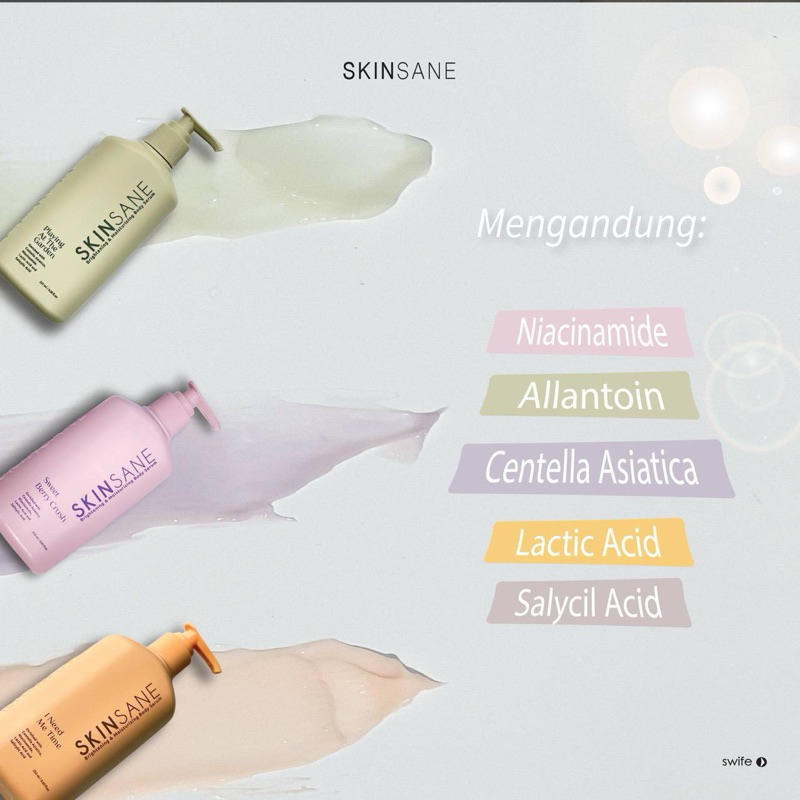 Body serum skinsane -Body serum pemutih badan bpom