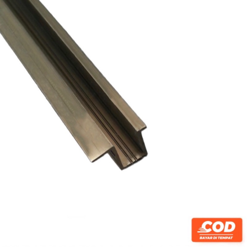 2 Rel Sliding Pintu Lemari AS 75 Lenaga 1.5 Meter | Rel Geser Sleding Pintu Lemari