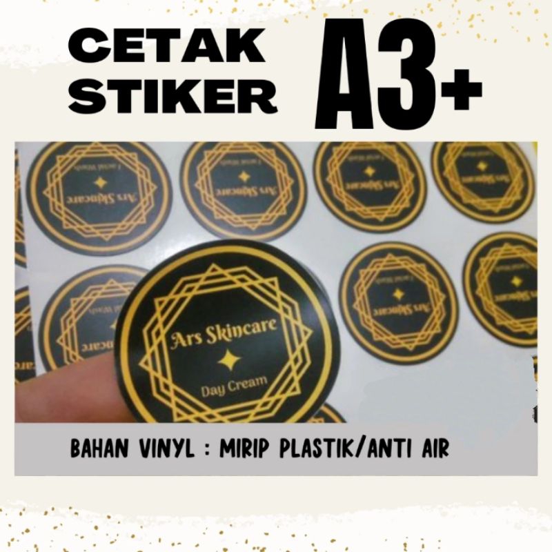 

stiker printing cating custome