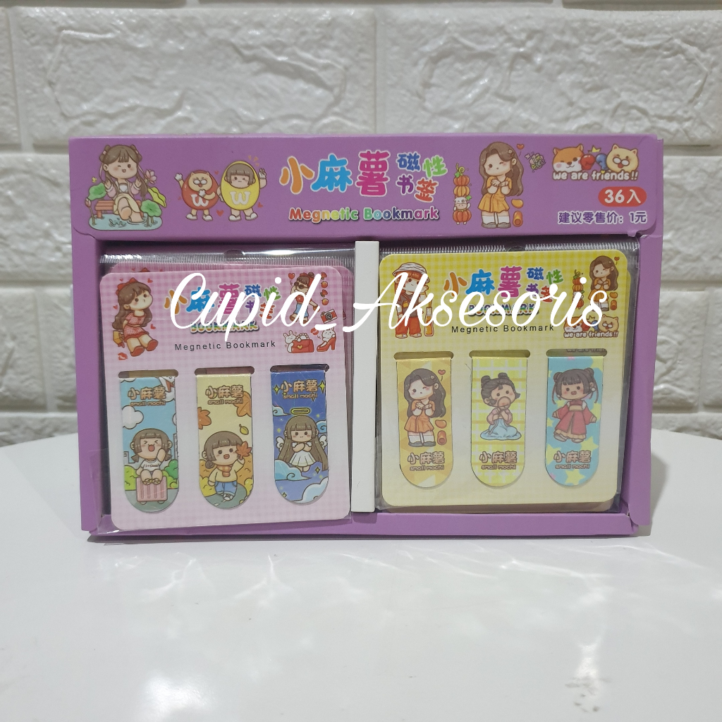 

PEMBATAS BUKU MAGNET / MAGNETIC BOOKMARK MOCI SERI G - L