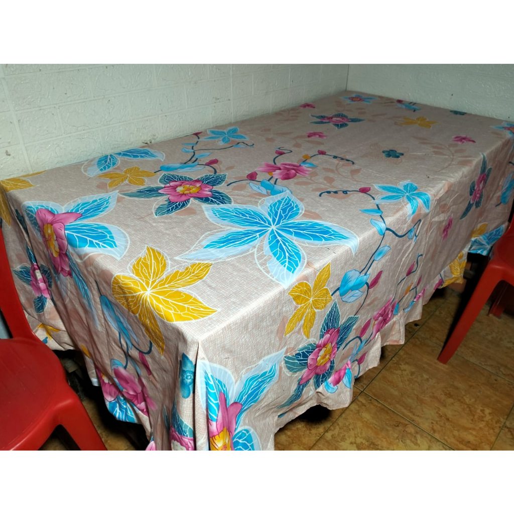 Terbaru Taplak Meja Makan Kain Aneka Motif /Alas Meja Makan Motif Rumbai 140220