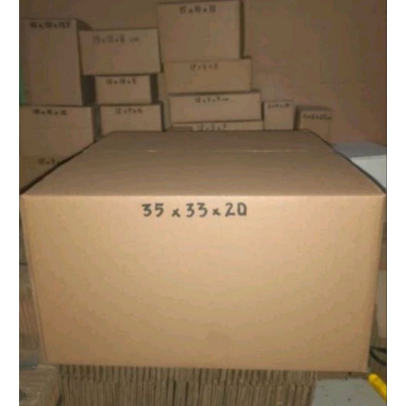 

kardus packing baru dan kuat polos luar dalam ukuran 30x33x20cm