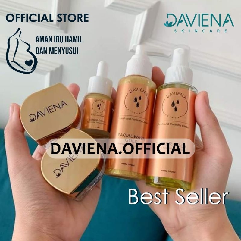 DAVIENA SKINCARE PAKET GOLD SERIES | OFFICIAL STORE | DAVIENA | DEVINA SKINCARE | DAVINA SKINCARE | 