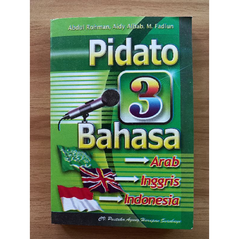 Pidato 3 Bahasa Buku Pidato Tiga Bahasa Arab Indonesia Inggris Best Seller