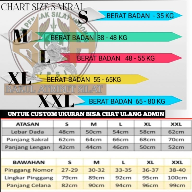 Seragam lengkap warga pagar nusa + Sabuk selendang