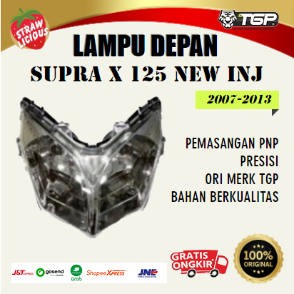 Lampu Depan Reflektor Supra X 125 New Inj 2006 - 2008 Motor Honda Variasi Aksesoris TGP