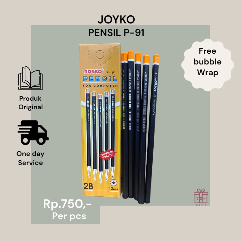 

[ECER] JOYKO PENSIL 2BP91 / Pensil murah