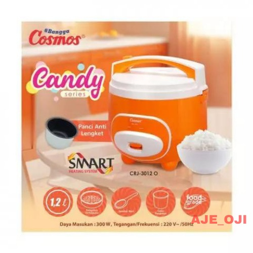 Cosmos CRJ-3012O Rice Cooker - Penanak Nasi Magic Com 1.2 Liter