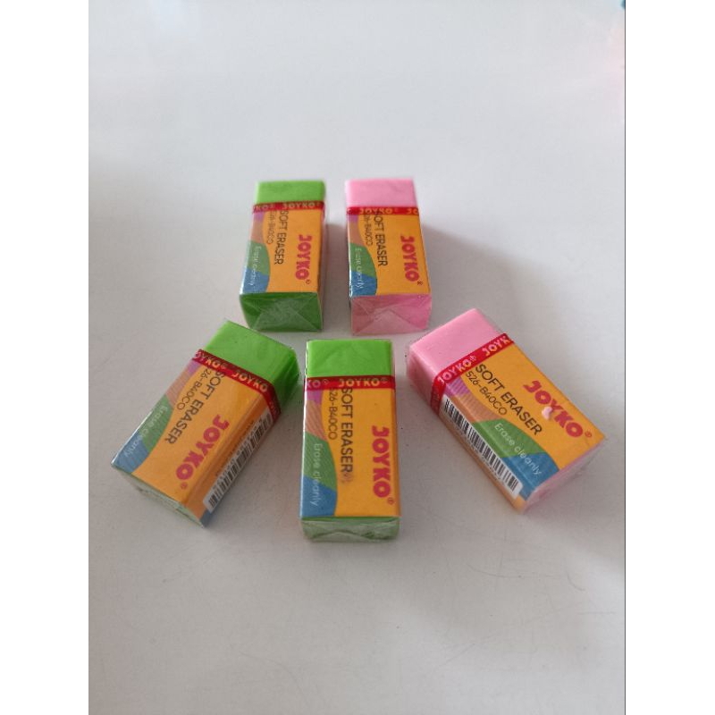 

Penghapus pencil joyko warna ( 5 pcs)