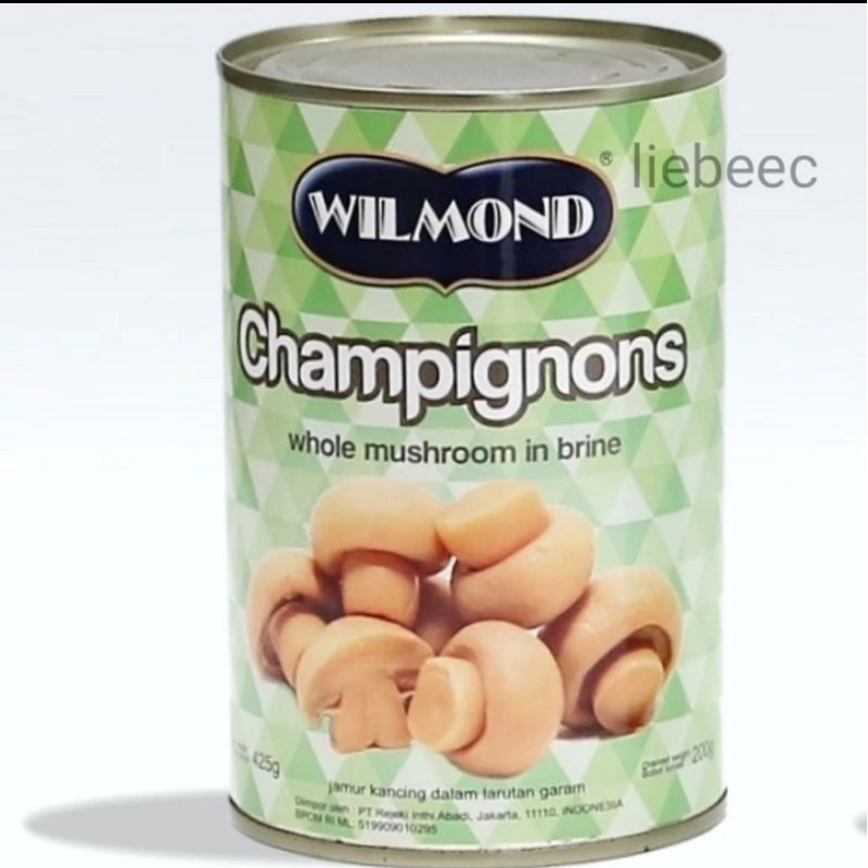 

Wilmond Mushroom Champignons Whole, Jamur Kaleng 425g / 425 G