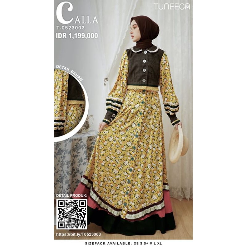 Tuneeca Calla T-0523003 gamis My Lady
