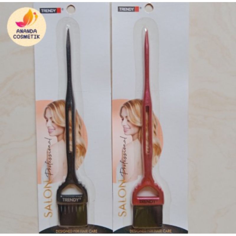 KUAS SEMIR TRENDY SALON PROFESIONAL - KUAS CAT PEWARNAAN RAMBUT - SISIR KUAS SEMIR - KUAS SEMIR RAMB