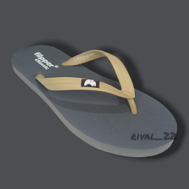 SANDAL JEPIT FILPPER BASIC GREY pria wanita bukan fipper bukan swallow