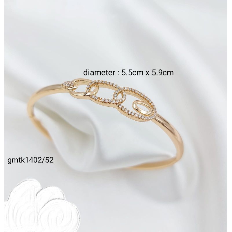 Gelang Wanita model Bangle xuping Asli Mewah elegan