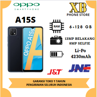 PROMO HP OPPO A15S RAM 6/128GB FULL SET GARANSI 12BULAN
