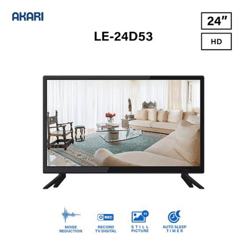 TV LED Digital AKARI 24" LE-24D53 ( TV LED 24 inch )