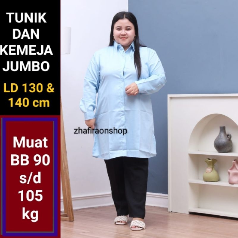 KEMEJA DAN TUNIK JUMBO LD 130&140 BB 90s/d 110kg TOYOBO PREMIUM