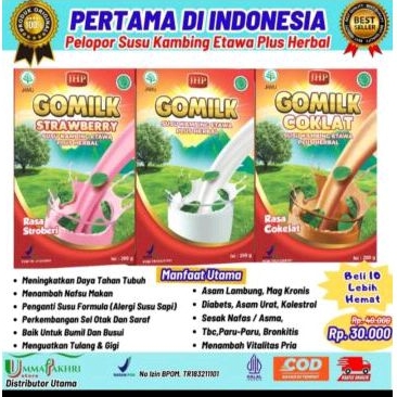 

SUSU KAMBING ETAWA GOMILK PLUS HERBAL