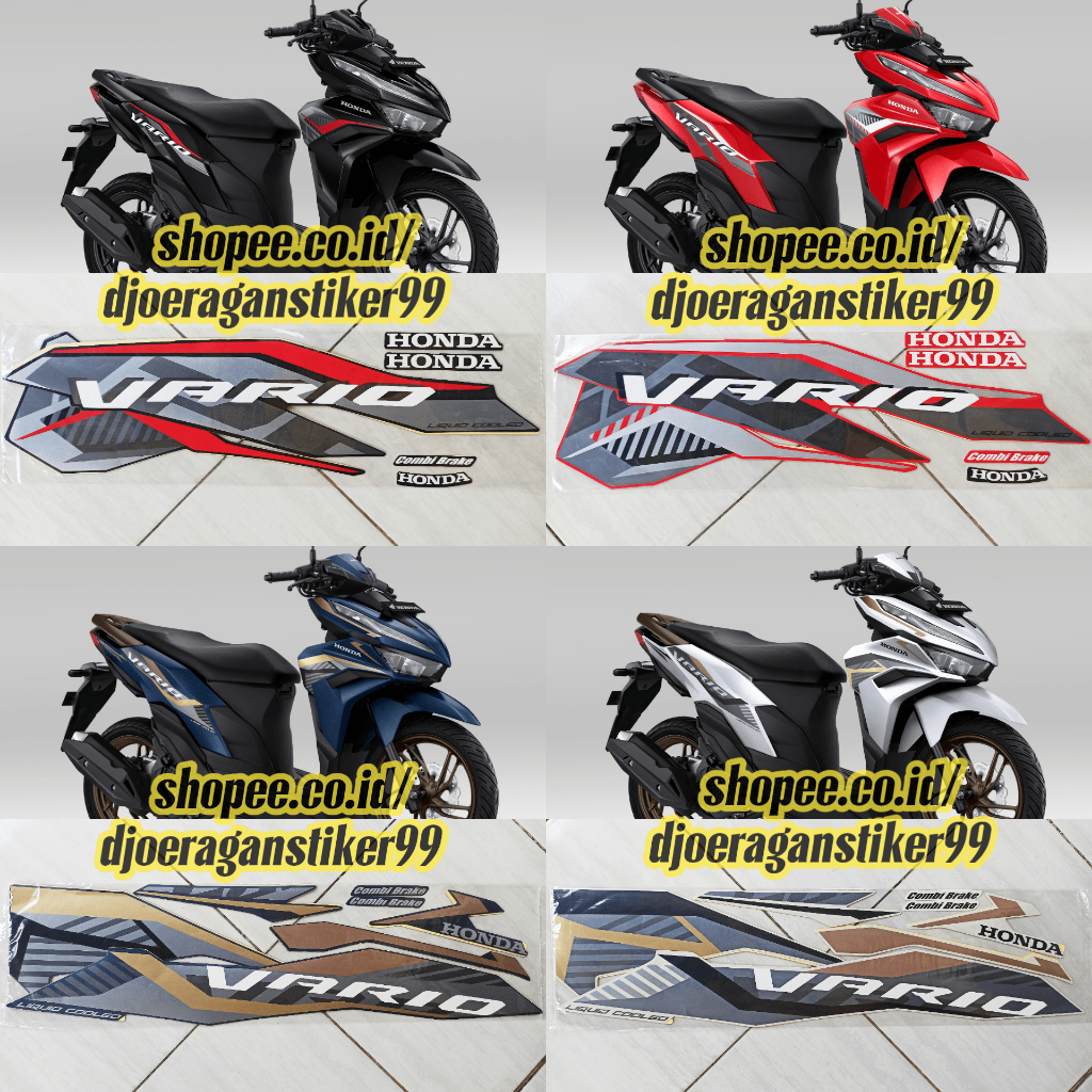 stiker striping vario 125 new 2022, striping honda vario 125 2022, stiker vario 2022