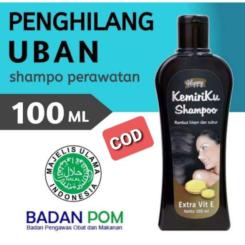 [ORIGINAL] shampoo penghilang uban happy kemiriku - sampo shampoo uban