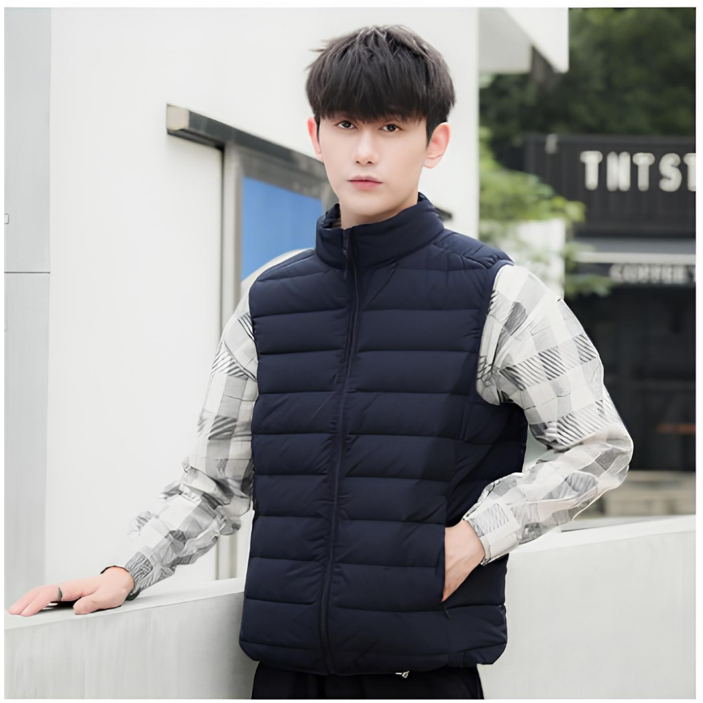 AMPHIBI_ID Jaket rompi pria varsity sukajan jacket pria wanita distro remaja terbaru Vintage Basebal