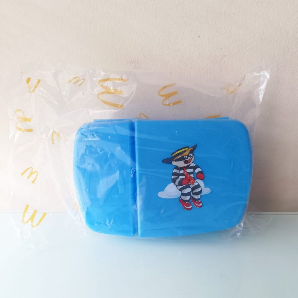 Lunch Box Kotak Tempat Makan Mcd Mcdonald Biru