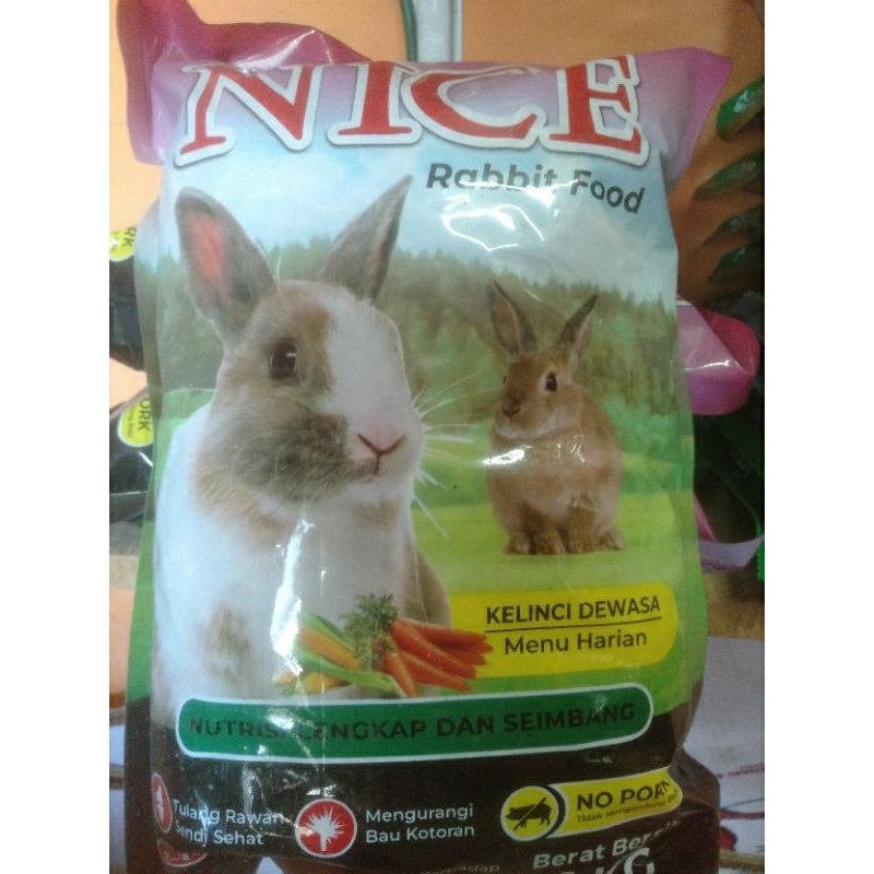 Pakan kelinci nice 1kg
